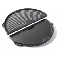 Demi-Plaque De Cuisson / Plancha Reversible En Fonte BIG GREEN EGG L - Ref 122988