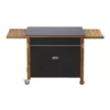 Desserte Pour Plancha Robinier Hpl Noir EMILE - ENO -Big Green Cuisson Magasin desserte pour plancha robinier hpl noir emile