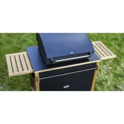 Desserte Pour Plancha Robinier Hpl Noir EMILE - ENO -Big Green Cuisson Magasin desserte pour plancha robinier hpl noir emile 4