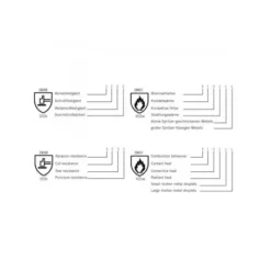 Paire De Gants En Cuir Pour Barbecue - ROSLE -Big Green Cuisson Magasin gants en cuir pour barbecue 2