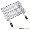 Grille Double Rectangulaire 60X40cm -Big Green Cuisson Magasin grille double rectangulaire 60x40cm