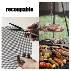 BARBECOOK Grille Souple Anti-Adhesive 36X42cm -Big Green Cuisson Magasin grille souple anti adhesive 36x42cm 4