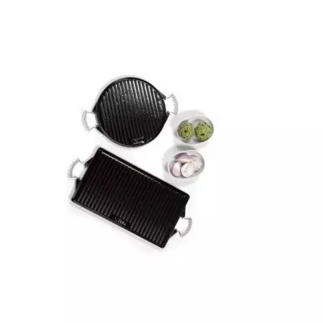 Plancha 27X21 Double Face En Fonte Emaillee Vaello 4 Plancha 27X21 Double Face En Fonte Emaillee Vaello – Image 2