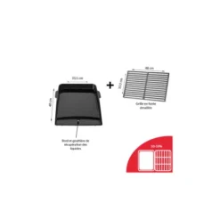 Weber Plancha Genesis + 1/2 Grille Genesis (Réf. 17853) -Big Green Cuisson Magasin plancha genesis 1 2 grille genesis 2