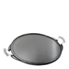 Plancha Ronde 32cm Double Face En Fonte Emaillee Vaello -Big Green Cuisson Magasin plancha ronde 32cm en fonte emaillee