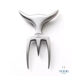 Planche à Découper Avec Fourchette Inox Brossé - TRIDENS By CHABRET -Big Green Cuisson Magasin planche a decouper avec fourchette inox brosse tridens 6