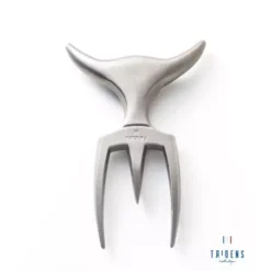 Planche à Découper Avec Fourchette Inox Brut - TRIDENS By CHABRET -Big Green Cuisson Magasin planche a decouper avec fourchette inox brut tridens 5