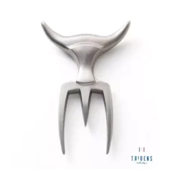 Planche à Découper Avec Fourchette Inox Brut - TRIDENS By CHABRET -Big Green Cuisson Magasin planche a decouper avec fourchette inox brut tridens 6