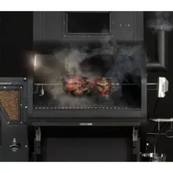 Rôtissoire Pour Barbecue à Pellets LEDGE & PEAK - GMG -Big Green Cuisson Magasin rotissoire pour barbecue a pellets ledge peak gmg 2