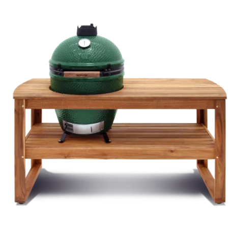 Table Acacia L BIG GREEN EGG (Sans Roues) 3 Table Acacia L BIG GREEN EGG (Sans Roues)